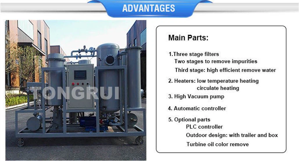 Centrifugal turbine oil water separator